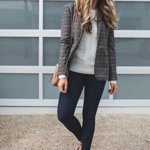 Banana Republic Plaid Blazer